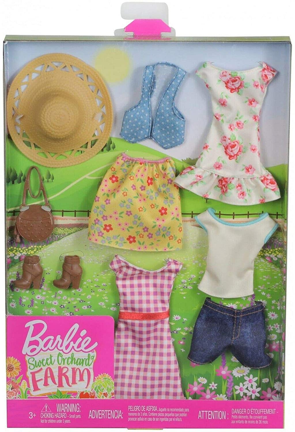 Barbie Doll Fashion Clothing Mini Skirts 5-Pack Bundle